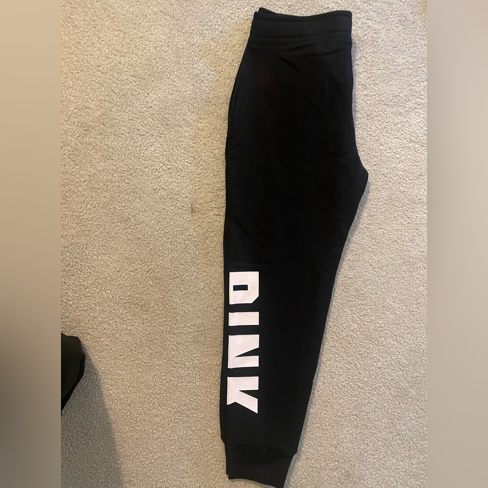 PINK by Victoria Secret black joggers - Picture 8 of 9